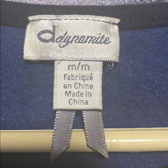 Size medium blue and black dynamite dress - Picture 4 of 4